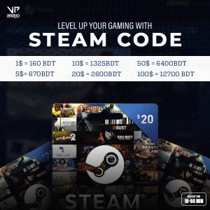 Steam Wallet Gift Cards